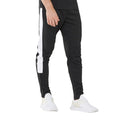 Black-White - Side - Finden & Hales Unisex Adult Tracksuit Bottoms