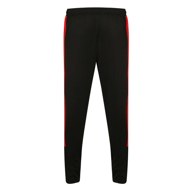 Black-Red - Front - Finden & Hales Unisex Adult Tracksuit Bottoms
