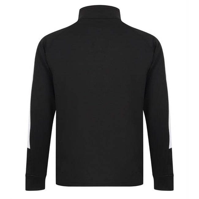 Black-White - Back - Finden & Hales Childrens-Kids Track Top