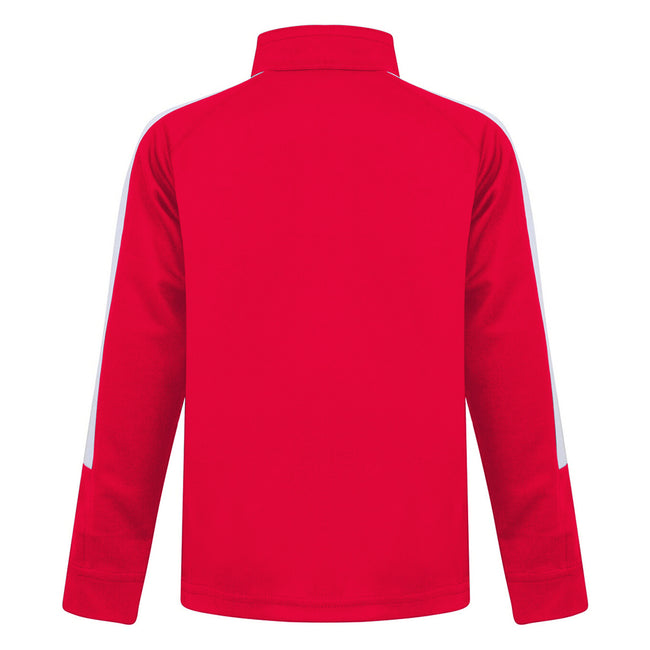 Red-White - Back - Finden & Hales Childrens-Kids Track Top