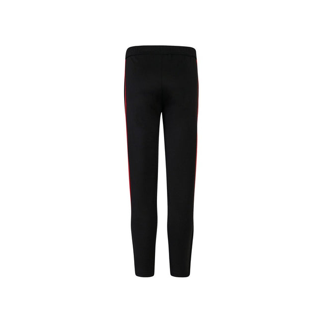 Black-Red - Back - Finden & Hales Childrens-Kids Tracksuit Bottoms