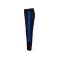 Navy-Royal Blue - Side - Finden & Hales Childrens-Kids Tracksuit Bottoms
