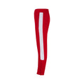 Red-White - Side - Finden & Hales Childrens-Kids Tracksuit Bottoms
