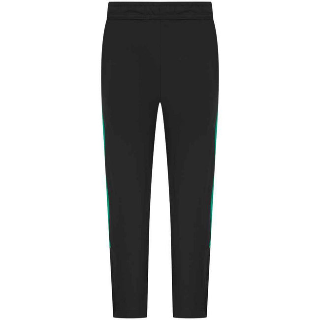 Black-Emerald - Front - Finden & Hales Childrens-Kids Tracksuit Bottoms