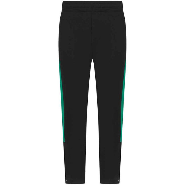 Black-Emerald - Back - Finden & Hales Childrens-Kids Tracksuit Bottoms