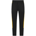 Black-Gold - Back - Finden & Hales Childrens-Kids Tracksuit Bottoms