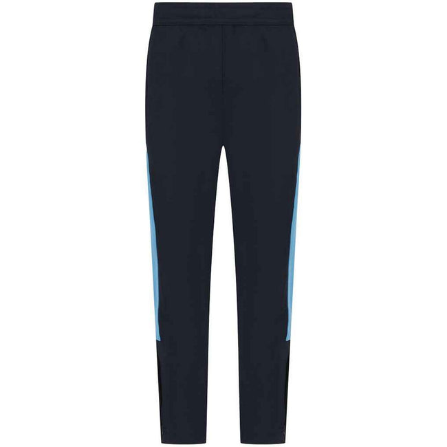 Navy-Sky - Front - Finden & Hales Childrens-Kids Tracksuit Bottoms