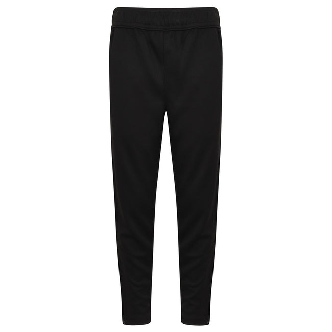 Black - Front - Finden & Hales Childrens-Kids Tracksuit Bottoms