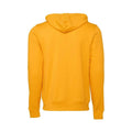 Gold - Back - Bella + Canvas Unisex Adult Fleece Full Zip Hoodie