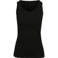 Black - Front - Build Your Brand Womens-Ladies Tank Top