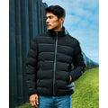 Black - Back - 2786 Mens Padded Jacket