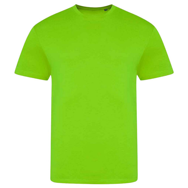 Electric Green - Front - Awdis Unisex Adult Electric Tri-Blend T-Shirt