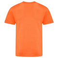 Electric Orange - Back - Awdis Unisex Adult Electric Tri-Blend T-Shirt