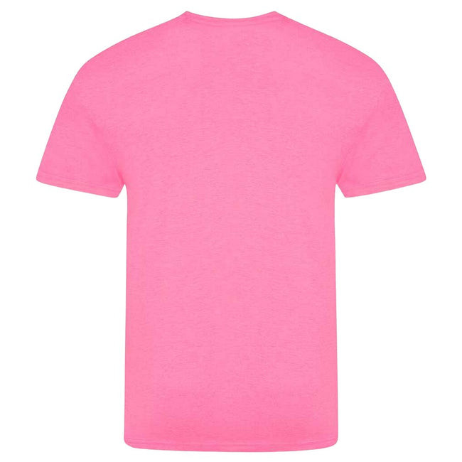Electric Pink - Back - Awdis Unisex Adult Electric Tri-Blend T-Shirt