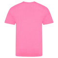 Electric Pink - Back - Awdis Unisex Adult Electric Tri-Blend T-Shirt