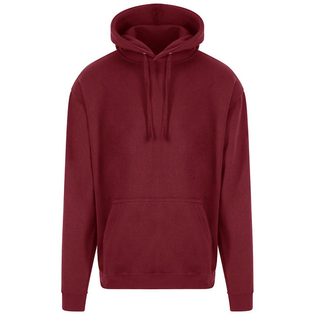 Burgundy - Front - PRO RTX Mens Hoodie