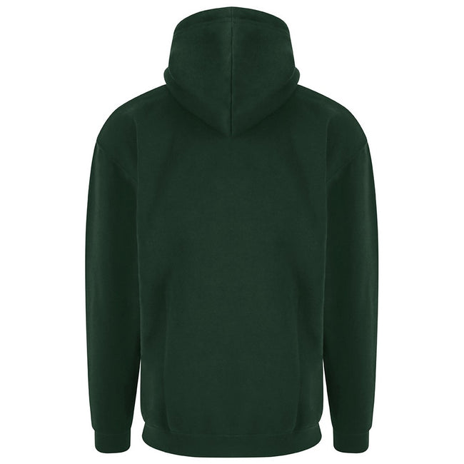 Bottle Green - Back - PRO RTX Mens Hoodie
