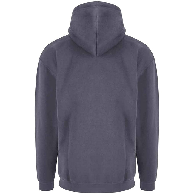 Solid Grey - Back - PRO RTX Mens Hoodie