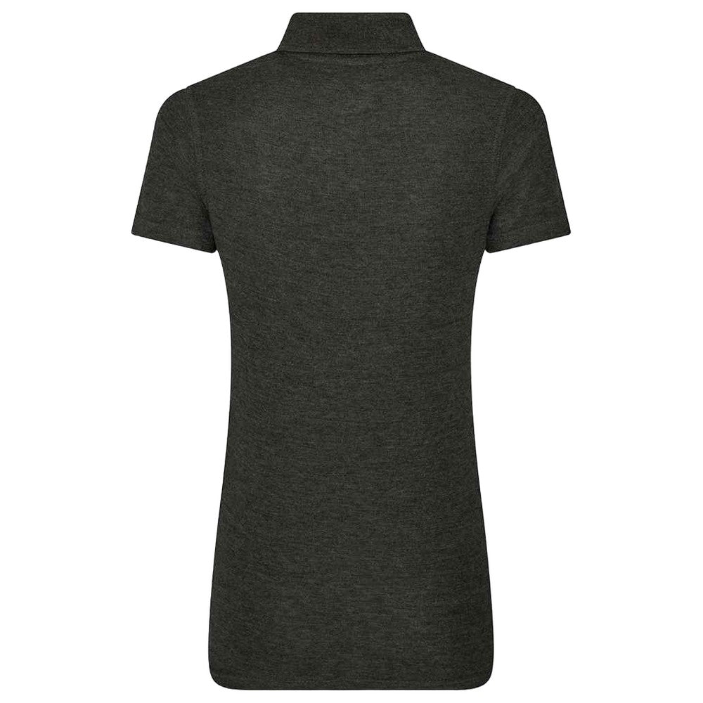 Charcoal - Back - PRO RTX Womens-Ladies Polo Shirt