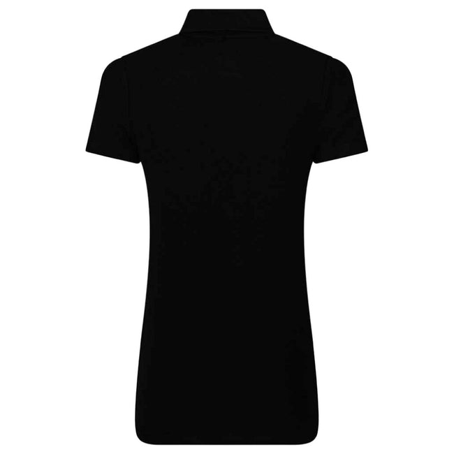 Black - Back - PRO RTX Womens-Ladies Polo Shirt