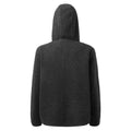 Charcoal Grey - Back - TriDri Womens-Ladies Sherpa Fleece Quarter Zip Hoodie