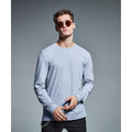 Grey Marl - Back - Anthem Mens Marl Long-Sleeved T-Shirt