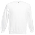 White - Front - Fruit of the Loom Mens Classic 80-20 Set-in Sweatshirt