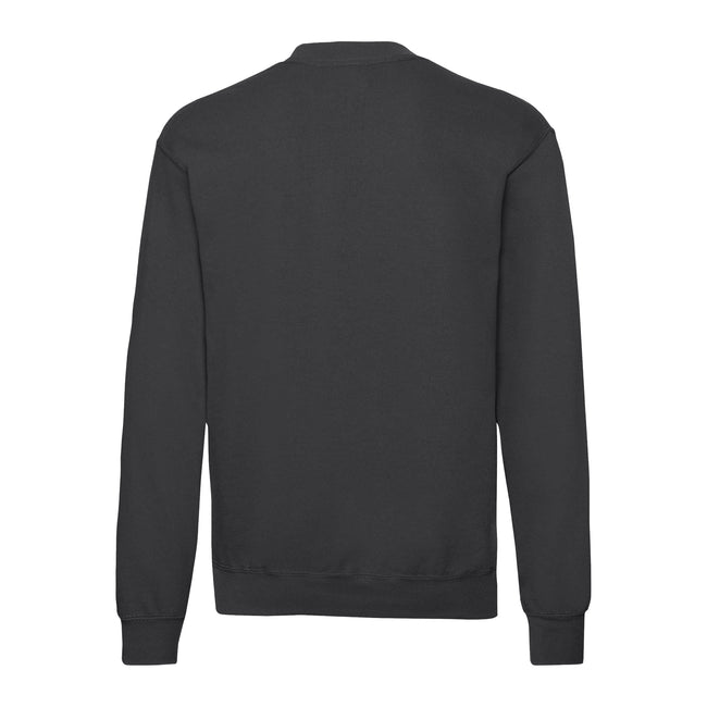 Light Graphite - Back - Fruit of the Loom Mens Classic 80-20 Set-in Sweatshirt