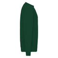 Bottle Green - Side - Fruit of the Loom Mens Classic 80-20 Set-in Sweatshirt