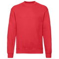 Red - Front - Fruit of the Loom Mens Classic 80-20 Set-in Sweatshirt