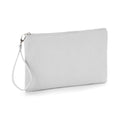 Light Grey - Front - Westford Mill Canvas Cosmetic Bag