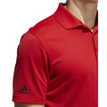 Red - Lifestyle - Adidas Mens Performance Polo Shirt