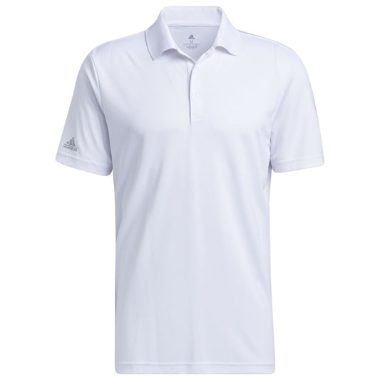 White - Front - Adidas Mens Performance Polo Shirt
