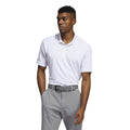 White - Side - Adidas Mens Performance Polo Shirt
