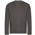 Charcoal - Front - Awdis Unisex Adult Organic Sweatshirt