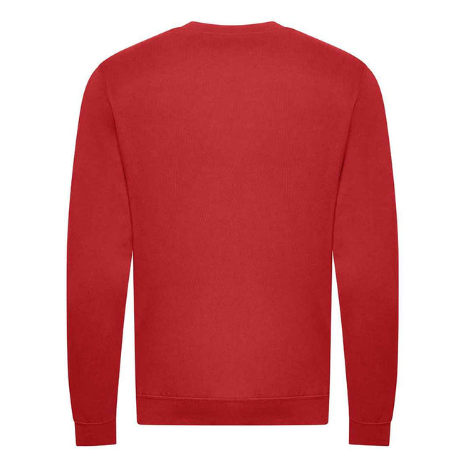 Fire - Back - Awdis Unisex Adult Organic Sweatshirt