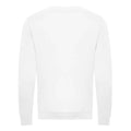 Arctic White - Back - Awdis Unisex Adult Organic Sweatshirt
