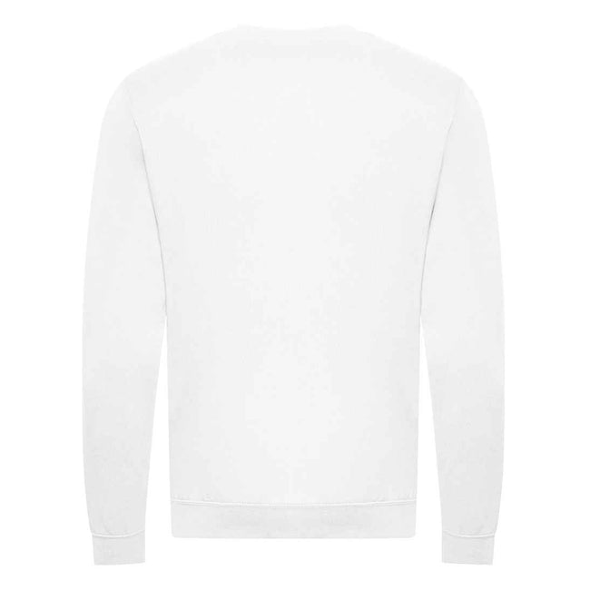 Arctic White - Back - Awdis Unisex Adult Organic Sweatshirt