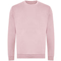 Baby Pink - Front - Awdis Unisex Adult Organic Sweatshirt