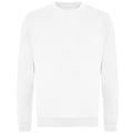 Arctic White - Front - Awdis Unisex Adult Organic Sweatshirt