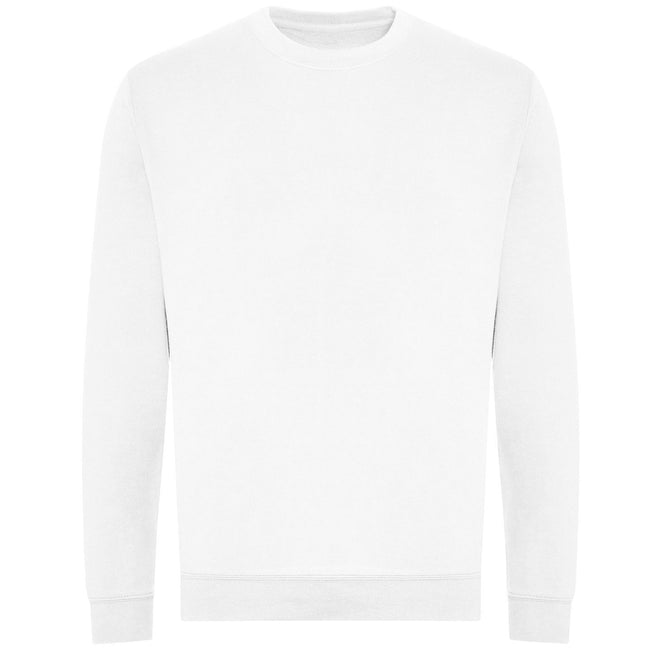 Arctic White - Front - Awdis Unisex Adult Organic Sweatshirt