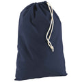 Navy - Front - Westford Mill Stuff Drawstring Bag