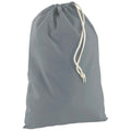 Pure Grey - Front - Westford Mill Stuff Drawstring Bag