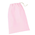 Pink - Front - Westford Mill Stuff Drawstring Bag