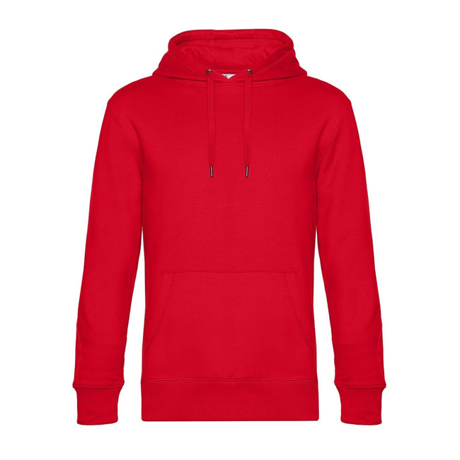 Red - Front - B&C Mens King Hoodie