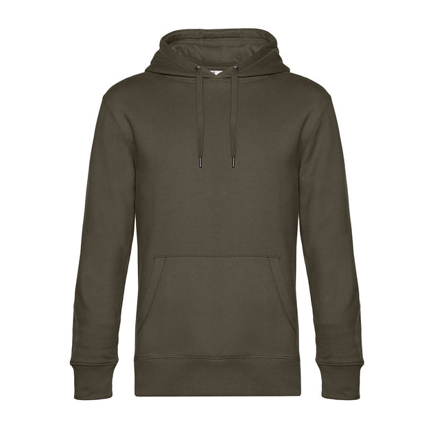 Khaki - Front - B&C Mens King Hoodie