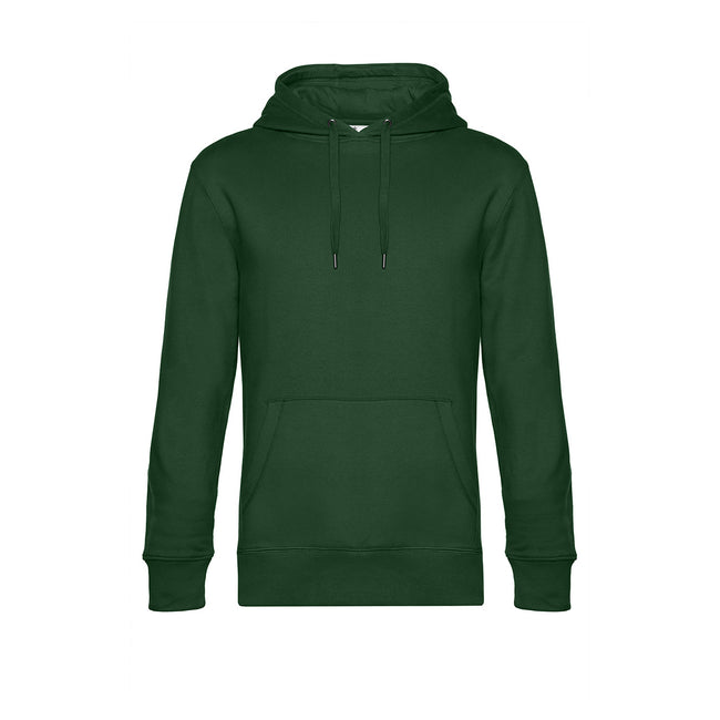 Bottle Green - Front - B&C Mens King Hoodie