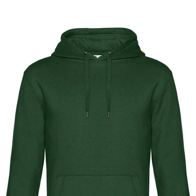 Bottle Green - Back - B&C Mens King Hoodie