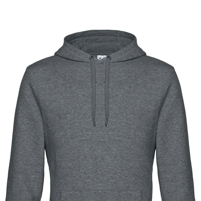 Mid Grey Heather - Back - B&C Mens King Hoodie