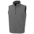Workguard Grey - Front - Result Genuine Recycled Mens Softshell Printable Body Warmer